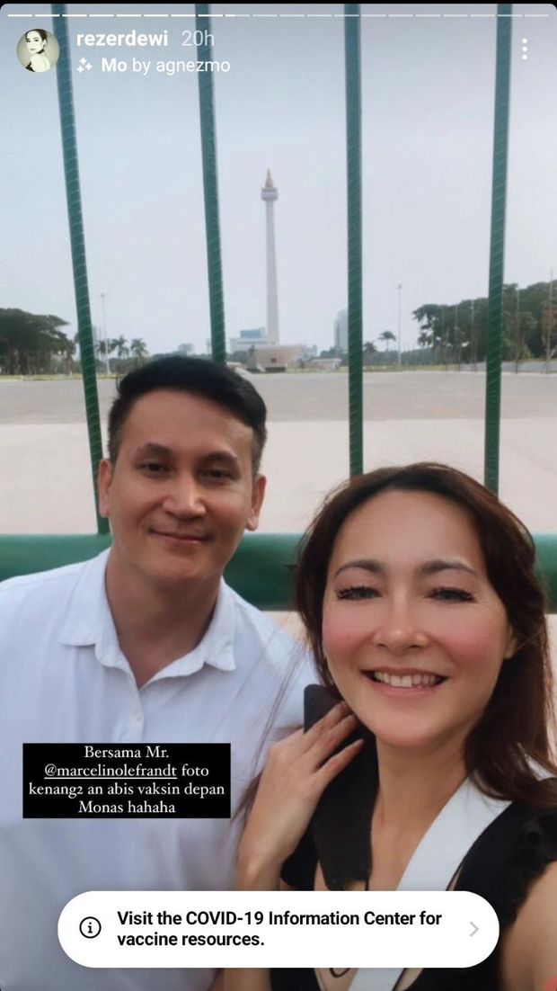 Dewi Rezer dan Marcelino Lefrandt