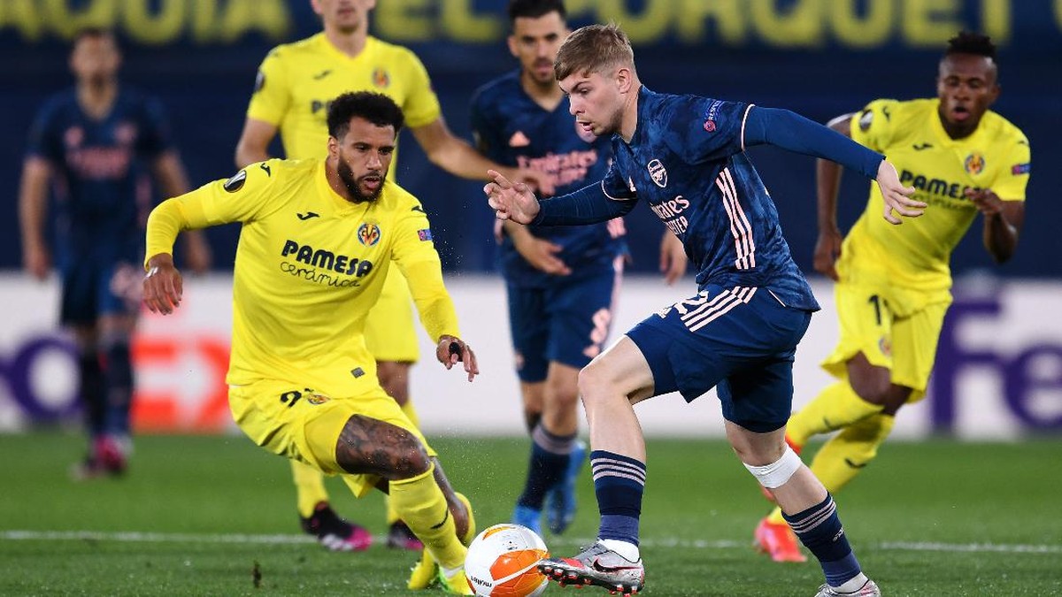 Arsenal kalah dari Villarreal di leg pertama semifinal Liga Europa. (Foto: Getty Images/David Ramos)