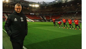 MU jadi tim pertama mencetak 6 gol di semiginal European League. Foto: Twitter