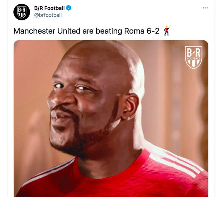 Meme Keperkasaan Manchester United Bantai Roma 6 2