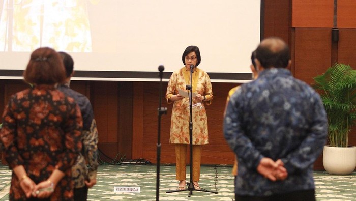 Menkeu Sri Mulyani Indrawati lantik pejabat Kementerian Keuangan