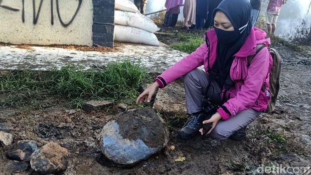Penampakan Dieng dampak erupsi awah Sileri, 29/4/2021 kemarin