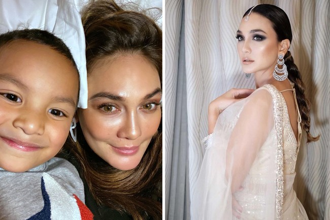 6. Luna MayaTak seperti kebanyakan artis dalam daftar ini, Luna May punya warna mata cokelat terang. Tapi dalam sebuah acara spesial, ia tampak mengenakan lensa kontak abu-abu yang senada dengan makeup matanya. Foto: Instagram