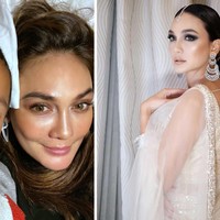 6. Luna MayaTak seperti kebanyakan artis dalam daftar ini, Luna May punya warna mata cokelat terang. Tapi dalam sebuah acara spesial, ia tampak mengenakan lensa kontak abu-abu yang senada dengan makeup matanya. Foto: Instagram