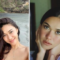 10. Nana MirdadNana Mirdad memiliki mata indah yang terlihat semakin bersinar ketika pakai softlens. Dalam unggahannya ini, Nana memamerkan penampilan tak biasanya dengan softlens abu-abu yang bikin pangling. Foto: Instagram