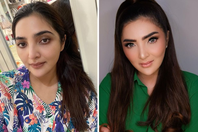 3. AsyantiAsyanti juga sering mengenakan softlens di berbagai postingan Instagram. Ini adalah salah satu penampilan terbarunya saat pakai lensa kontak warna keabuan yang diunggah di Instagram. Foto: Instagram