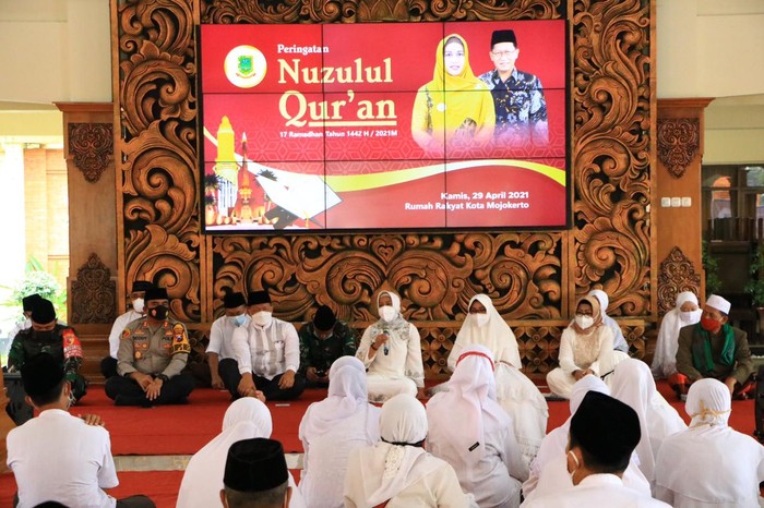 Peringati Nuzulul Quran 1442H, Ning Ita Harapkan Keberkahan untuk Kota Mojokerto
