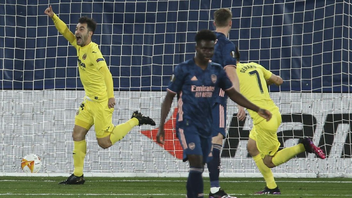Unai Emery menilai kemenangan Villarreal atas Arsenal di leg pertama tak memberi banyak keuntungan (Foto: AP/Alberto Saiz)