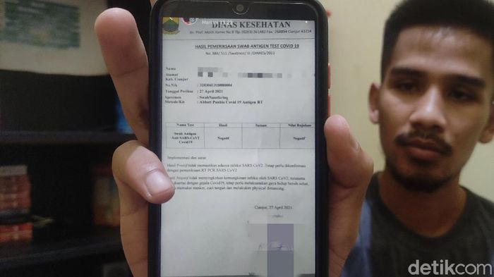 43+ Contoh surat hasil rapid test terbaru terbaru