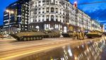 Tank Rusia Turun ke Jalan Jelang Parade Militer