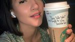 Gaya Tsania Marwa saat Ngopi dan Makan Bareng Rekan Artis