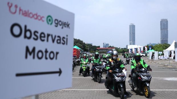 Vaksinasi Driver Gojek (ist)