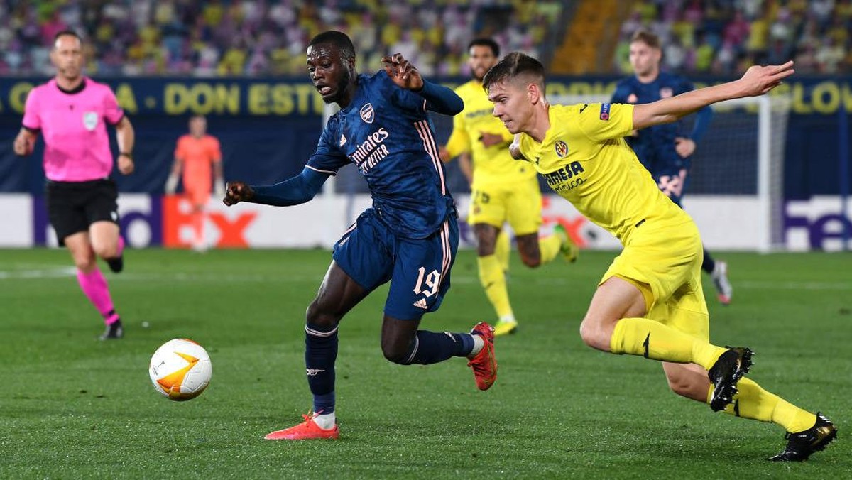 Arsenal kalah 1-2 di markas Villarreal. (Foto: Getty Images/David Ramos)