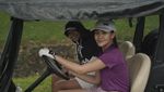 Kece Badai! Gaya Aaliyah Massaid Main Golf