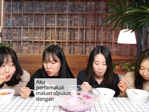 5 Orang Korea Cicip Es Buah hingga Es Pisang Ijo, Ini Komentarnya