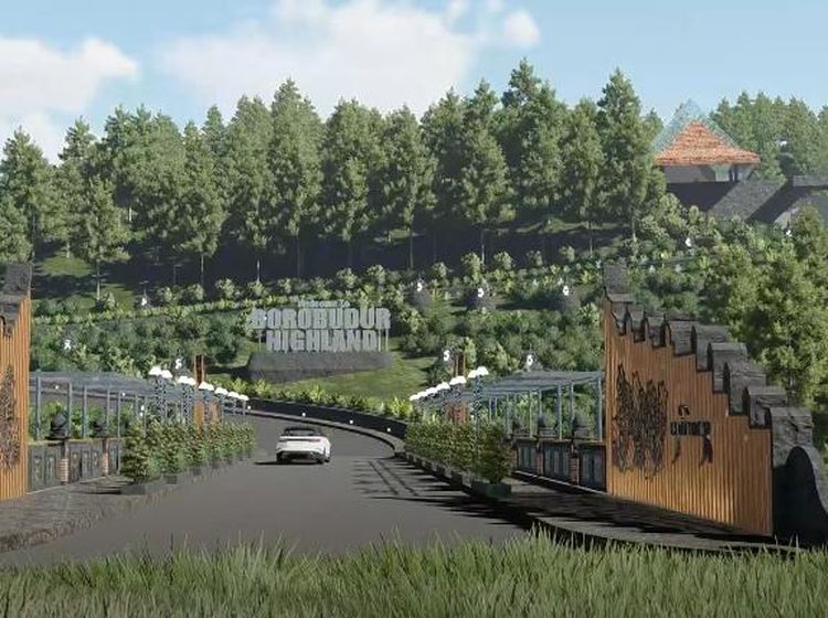 Keren, Begini Borobudur Highland Ketika Sudah Rampung