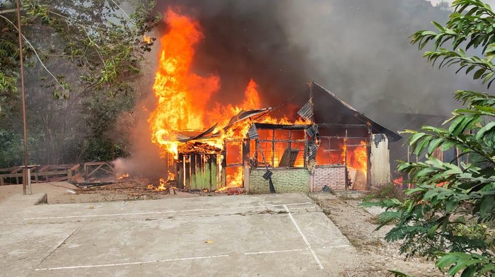 Ponpes di Enrekang, Sulsel, kebakaran diduga akibat arus pendek listrik (dok Istimewa)