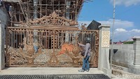 Menurutnya, sejak kasus daur ulang alat tes antigen di Bandara Kualanamu yang menjerat tersangka mencuat, kini pengerjaan pembangunan rumah mewah itu dihentikan. (Prima Syahbana/detikcom)