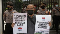 Ketua Umum SP JICT, Hazris Malsyah, mengatakan bahwa penyidikan Kejagung terkait dugaan tindak pidana korupsi dalam perpanjangan pengelolaan JICT sepatutnya didukung oleh semua pihak. Foto: dok. SP JICT
