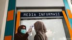 Potret UTBK SBMPTN dengan Prokes Ketat di UPI Bandung