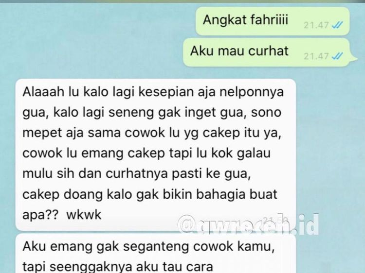 6 Balasan Chat Pas Mau Curhat ke Teman Ini Bikin Kesal Tapi Lucu