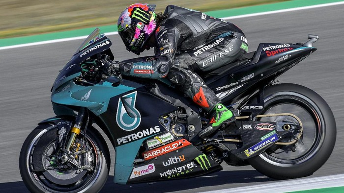 Franco Morbidelli di Kualifikasi MotoGP Spanyol 2021.