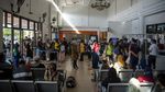 Potret Mudik Awal di Stasiun Kertapati Palembang