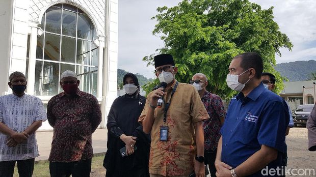 Menparekraf Sandiaga Uno di Banda Aceh.