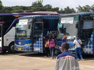 Kondisi Terminal Leuwi Panjang Bandung Jelang Larangan Mudik Lebaran