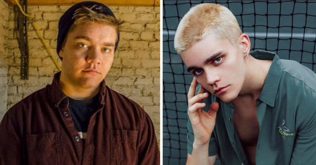 Pria ini turun berat badan hingga 45,3 kg dan mengubah gaya rambutnya. Kini aku jadi model full time! tulis @saxplayer0 di Reddit. Foto: Instagram, Reddit