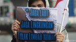 Saat Aktivis Gelar Aksi Tolak Limbah Nuklir Jepang
