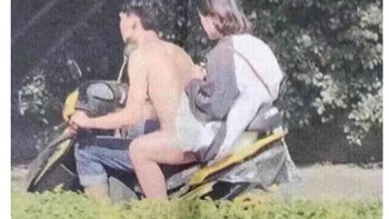 Pria di depan seolah telanjang bugil. Foto: dok Reddit via Brightside