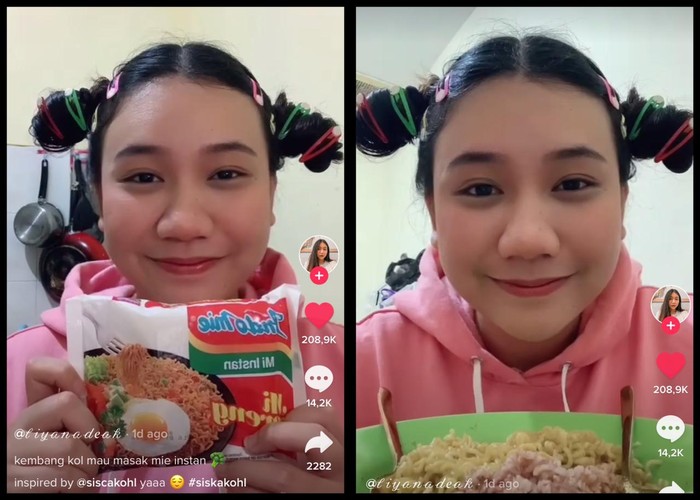 Kembang Kol, ‘Kembaran’ Sisca Kohl yang Kocak Saat Masak Mi Instan