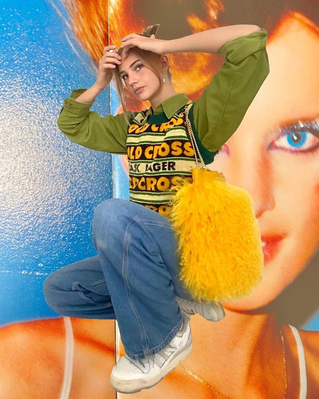 Berkat keunikan gaya dan wajah cantik yang berkarakter, Mia Regan disebut sebagai calon supermodel sekaligus sosialita masa depan. Foto: Instagram @mimimoocher