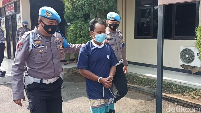 Pelaku penusukan di Kabupaten Bandung.