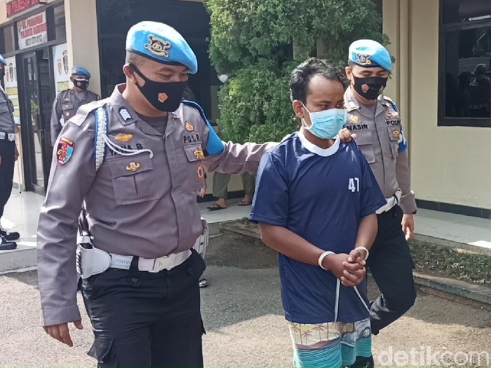 Pelaku penusukan di Kabupaten Bandung.