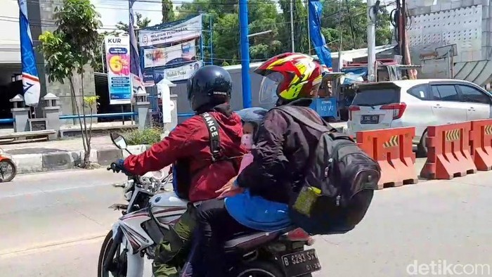 Pemudik Motor di Pantura, Lolos Tanpa Penyekatan