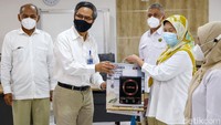 PLN bersinergi dengan Dewan Energi Nasional (DEN) melakukan program kegiatan konversi Kompor Listrik, Jakarta, Senin (3/5/2021).