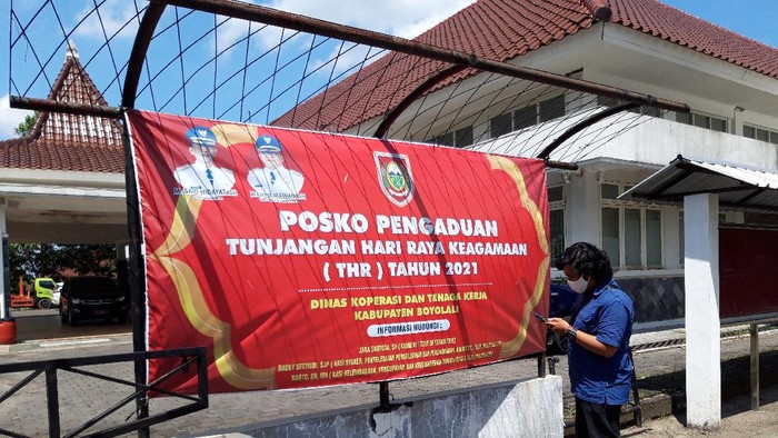 Posko Pengaduan THR di Boyolali