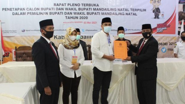 Kpu Tetapkan Jafar Atika Sebagai Bupati Wabup Terpilih Madina