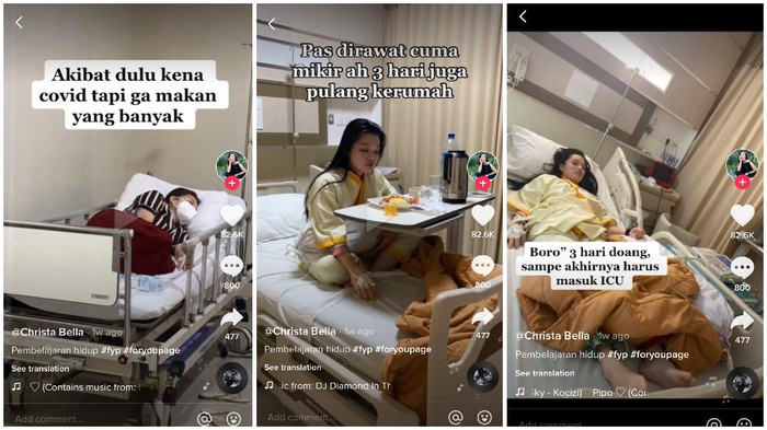 Tangkapan layar Tiktok @christabellaca (atas izin yang bersangkutan) Tangkapan layar Tiktok @christabellaca (atas izin yang bersangkutan)
