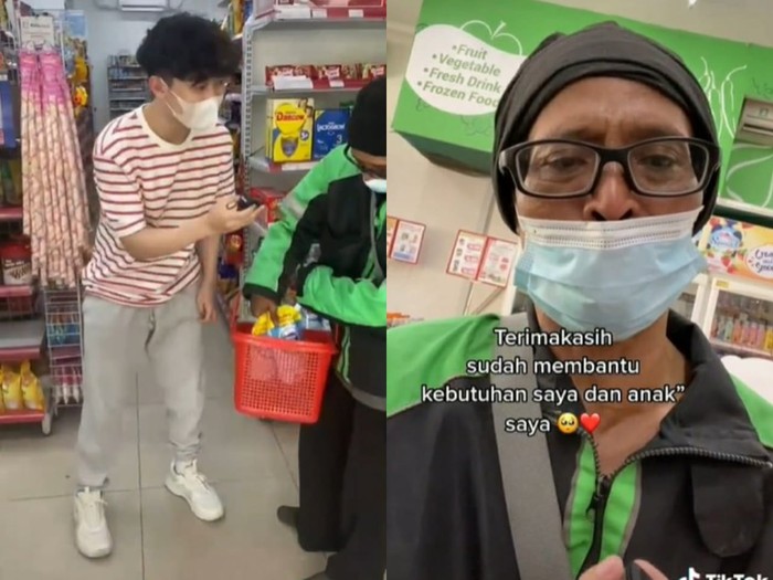 TikToker traktir ojol belanja di minimarket TikToker Willie Salim traktir ojol belanja di minimarket