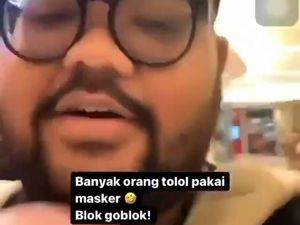 Pria Bodohkan Pengunjung Mal Bermasker, Lihat Nasib Aktivis Antimasker Banyuwangi