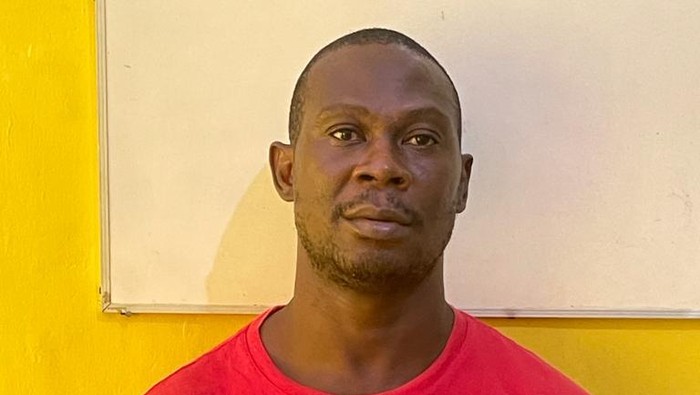 WN Nigeria terpidana mati kasus narkoba, Okonkwo Nonso Kingsley mengendalikan jaringan 1,2 ton sabu dari Timur Tengah. Foto dikirim oleh Satgassus Merah Putih.