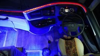 Sementara untuk bagian sasis dan mesin, bus suites class PO Sinar Jaya sekarang menggunakan Mercedes-Benz OH 1626. Sasis ini menggunakan mesin berkapasitas 6.374 cc, OM 906 LA Euro 3 Diesel, 6-Silinder Segaris, Direct Injection, dengan Turbocharger dan Intercooler. Foto: Dok. Laksana