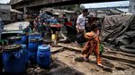 Hiruk Pikuk Puncak Arus Mudik di Cilincing Jakut