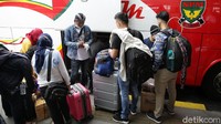 Jumlah calon pemudik mengalami peningkatan jelang diberlakukannya larangan mudik 2021.