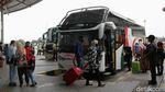 Jelang Larangan Mudik, Terminal Pulo Gebang Ramai