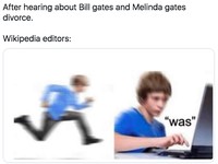 Meme Bill Gates Cerai. Bill Gates jadi bahan meme olok-olok karena bercerai dengan Melinda Gates.