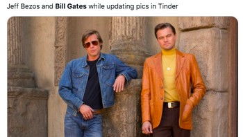 Bill Gates dan Jeff Bezos bercerai dari pasangan masing-masing, lalu bikin profil Tinder yang ganteng (Twitter)